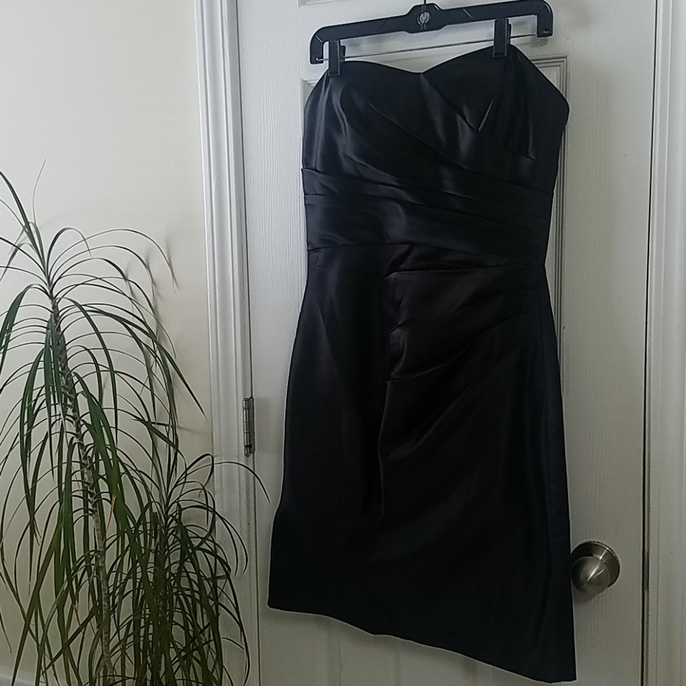 Levkoff Black Strapless Dress